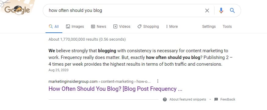 Top Of Funnel Content Example 2