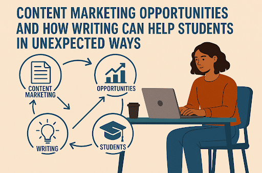 cartoon image of a woman at a desk